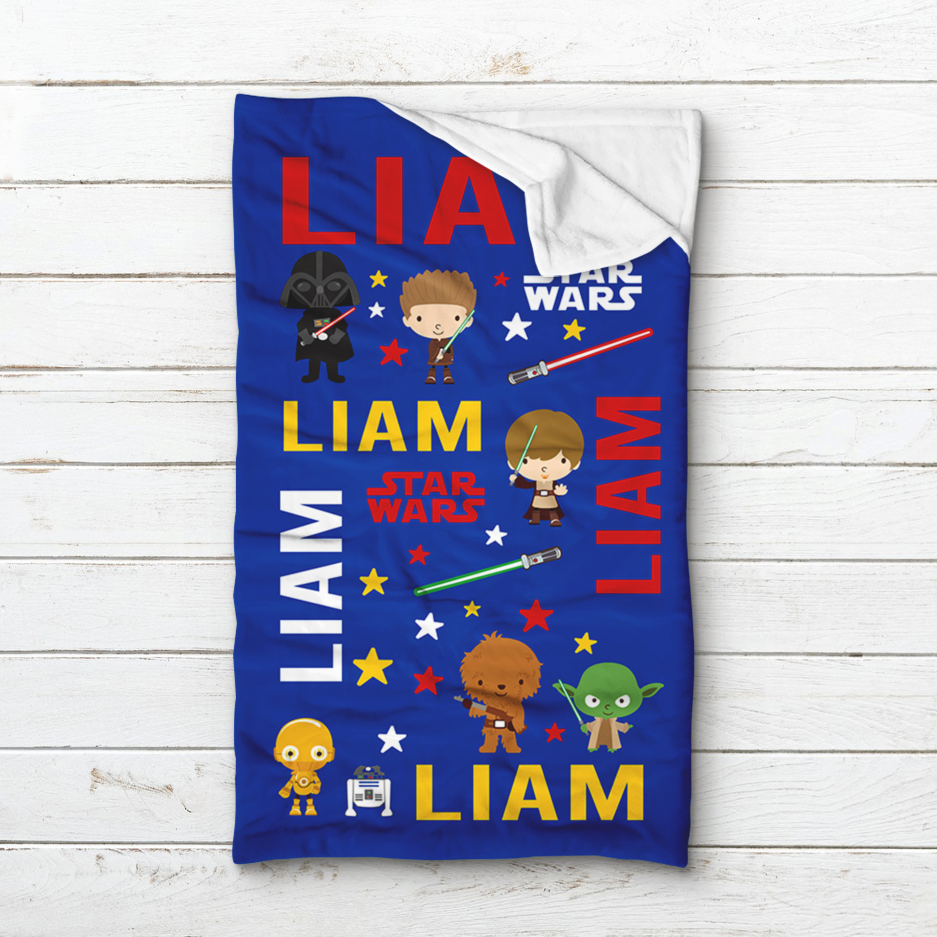 Personalized Star Wars Sleeping Bag With Name