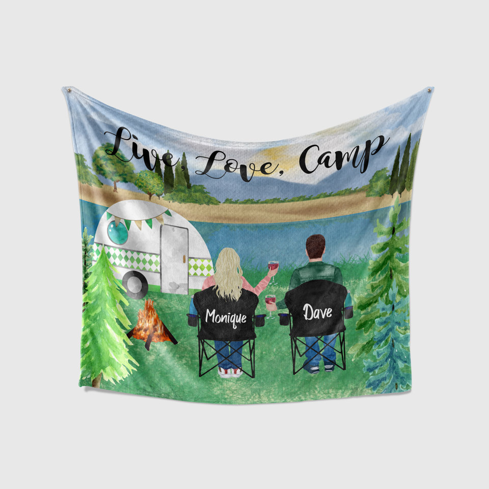 Custom Camping Blanket