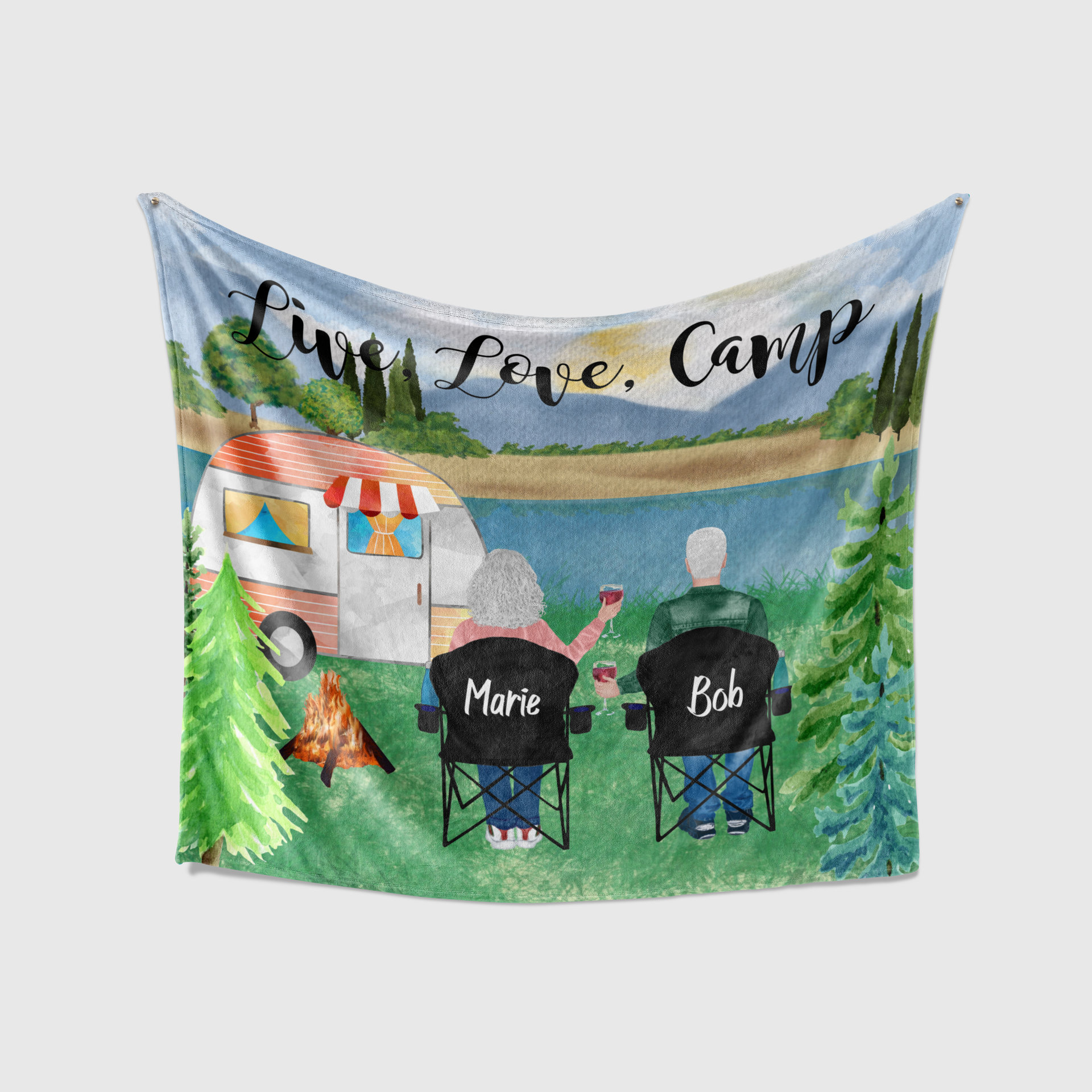 Custom Camping Blanket