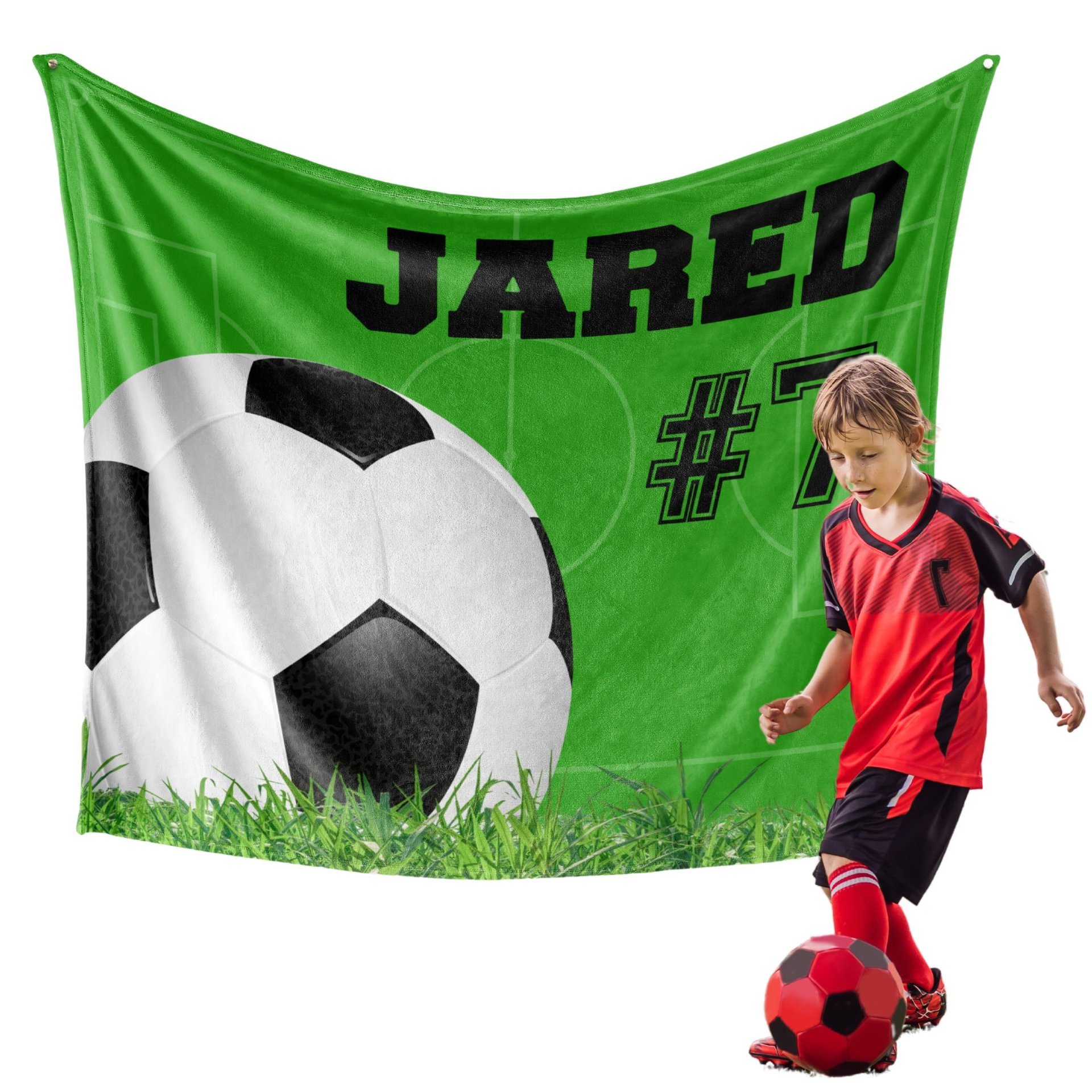 Personalized Soccer Blanket
