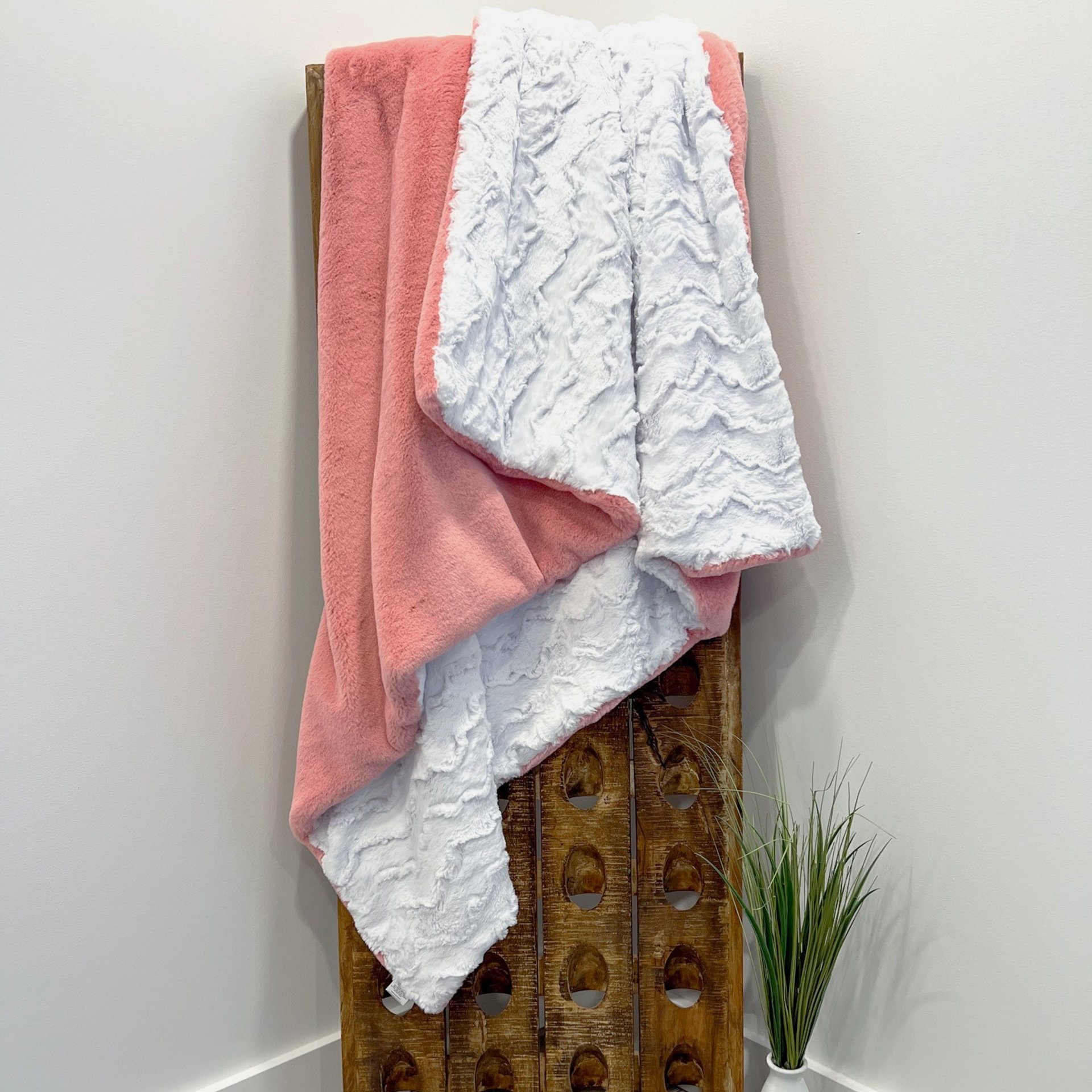 Soft Pink Luxe Minky Blanket