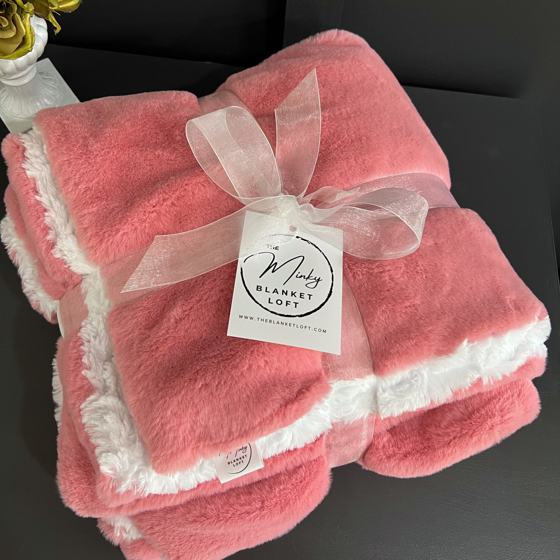 Soft Pink Luxe Minky Blanket