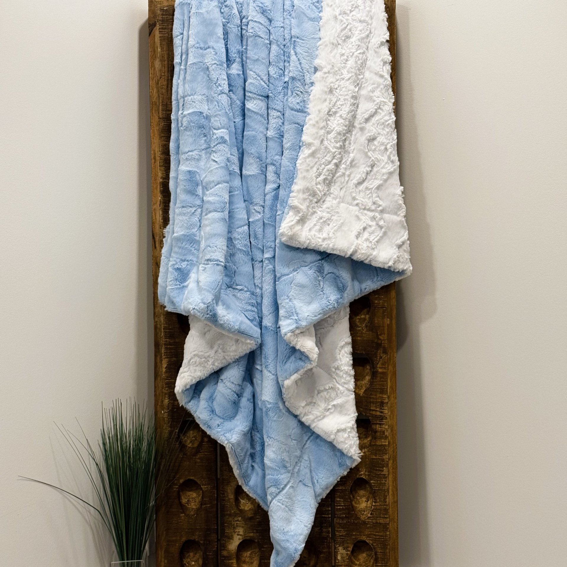 Baby Blue Luxe Minky Blanket