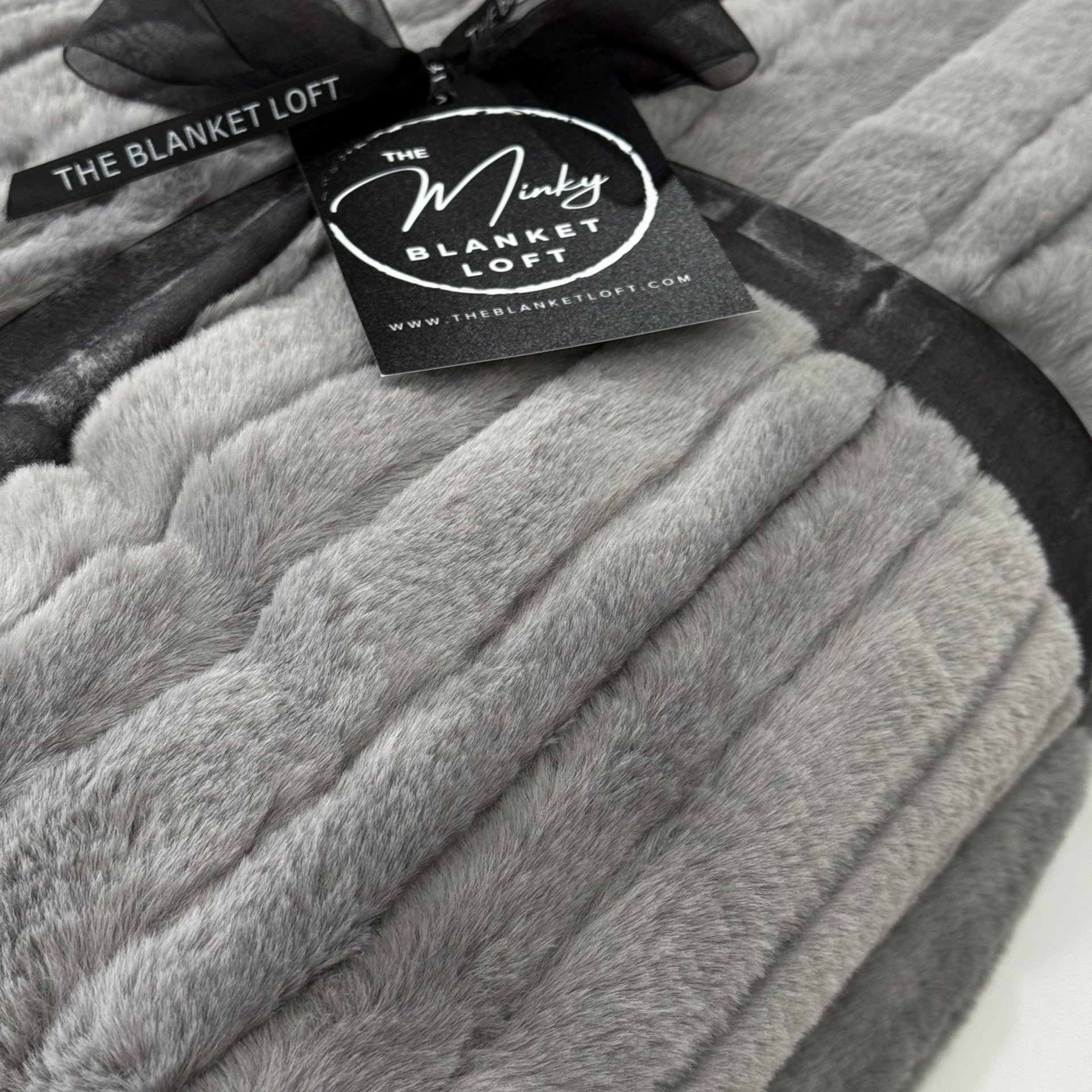 Gray Vienna Luxe Minky Blanket