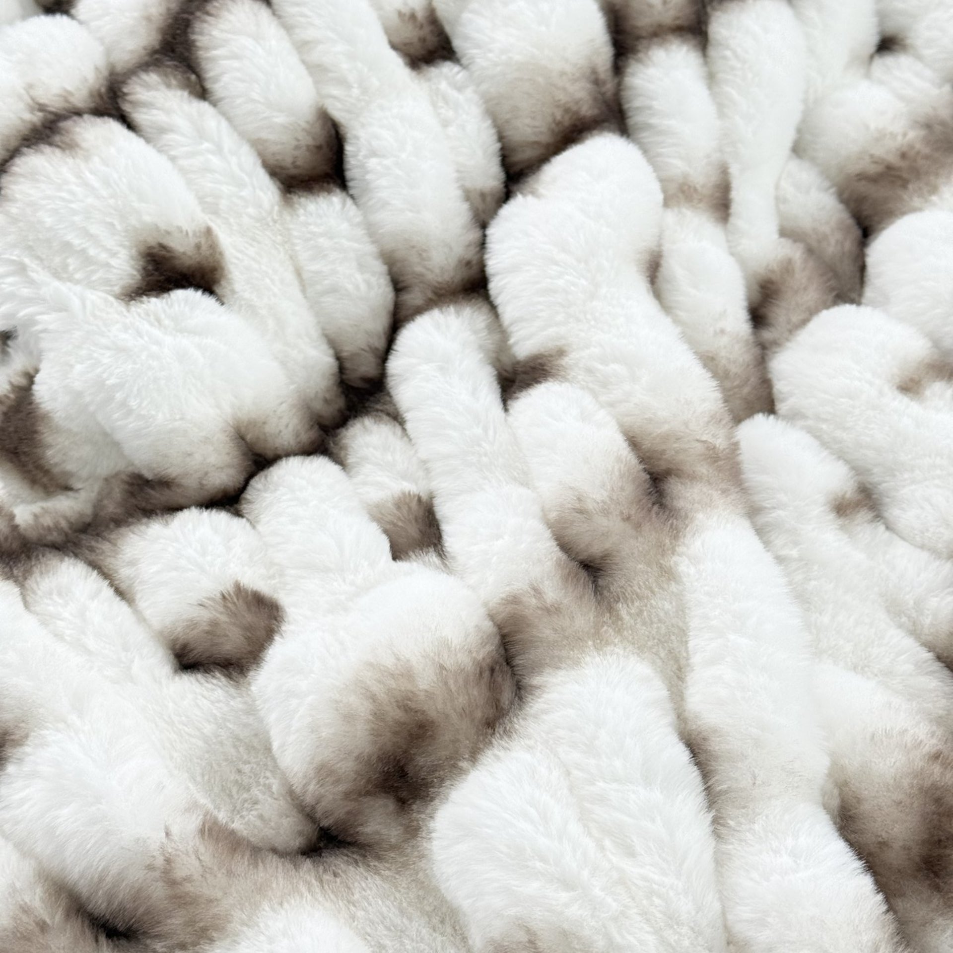 Luxe Cuddle Milan Luca Natural 72"x60" XL Adult Minky Blanket