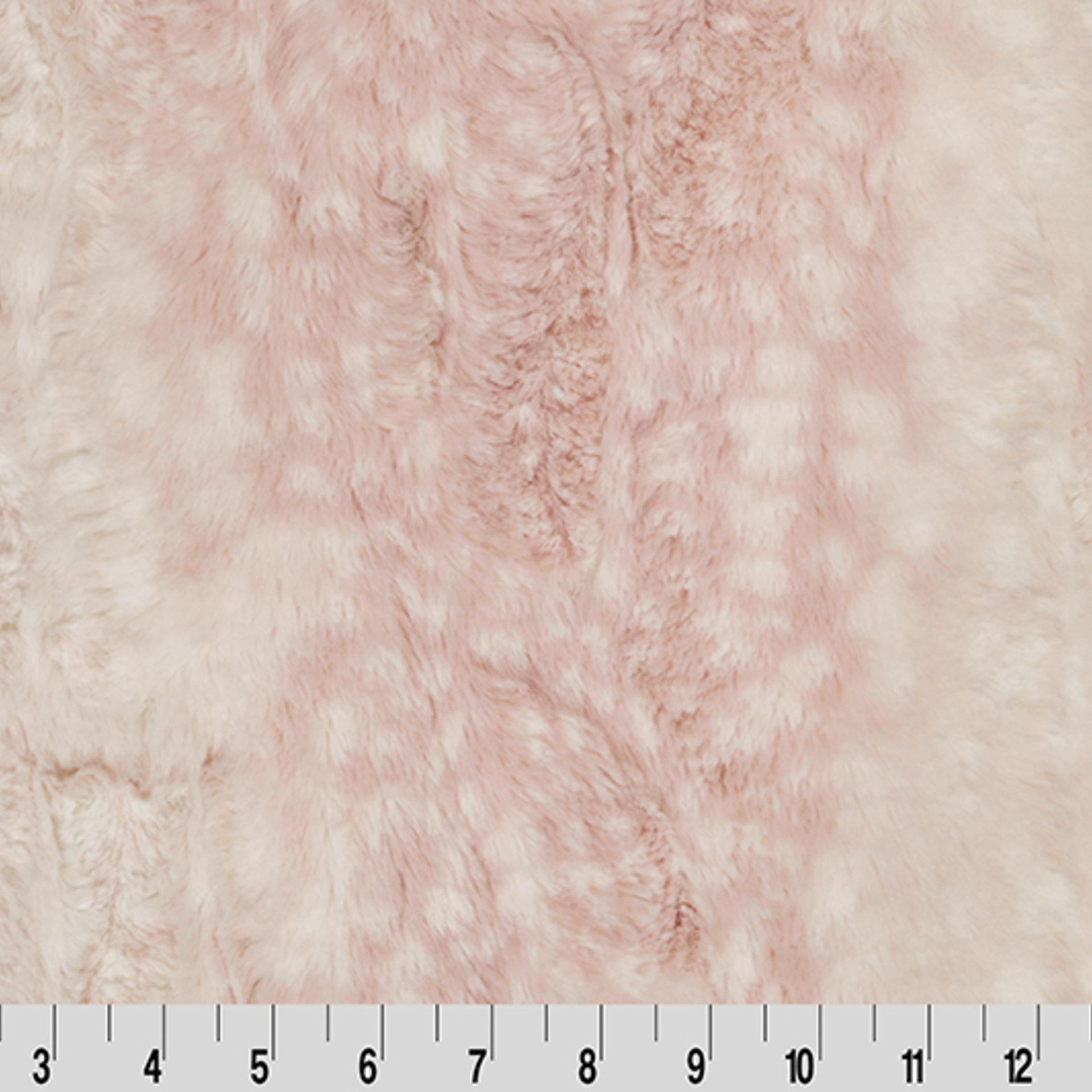 Luxe Cuddle Fawn Rosewater with Shaggy Rosewater 45"x60" XL Travel Minky Blanket