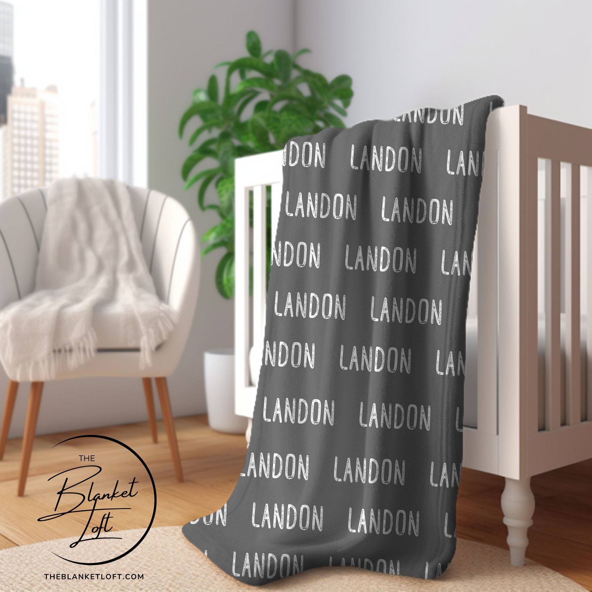 Custom Color Name Blanket