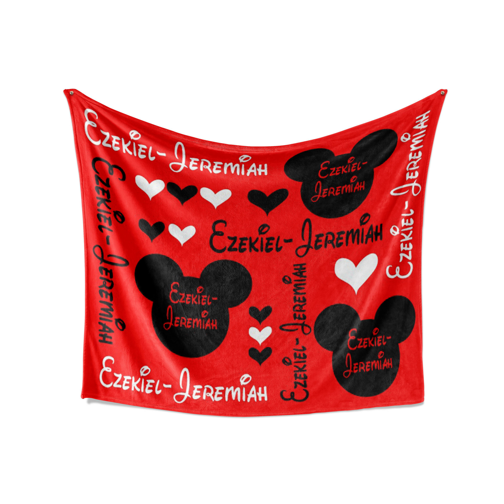 Personalized Mickey Blanket