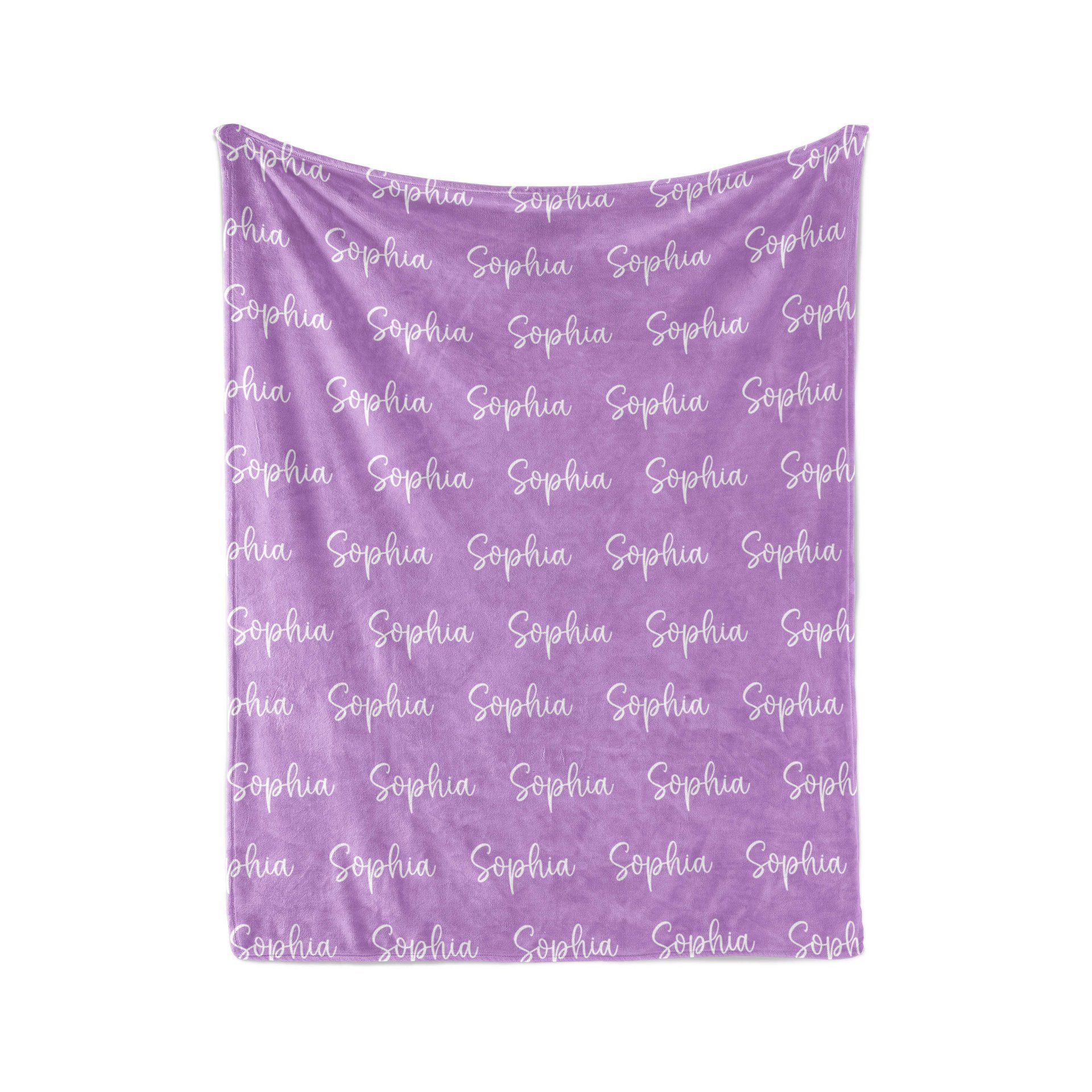 Custom Color Name Blanket