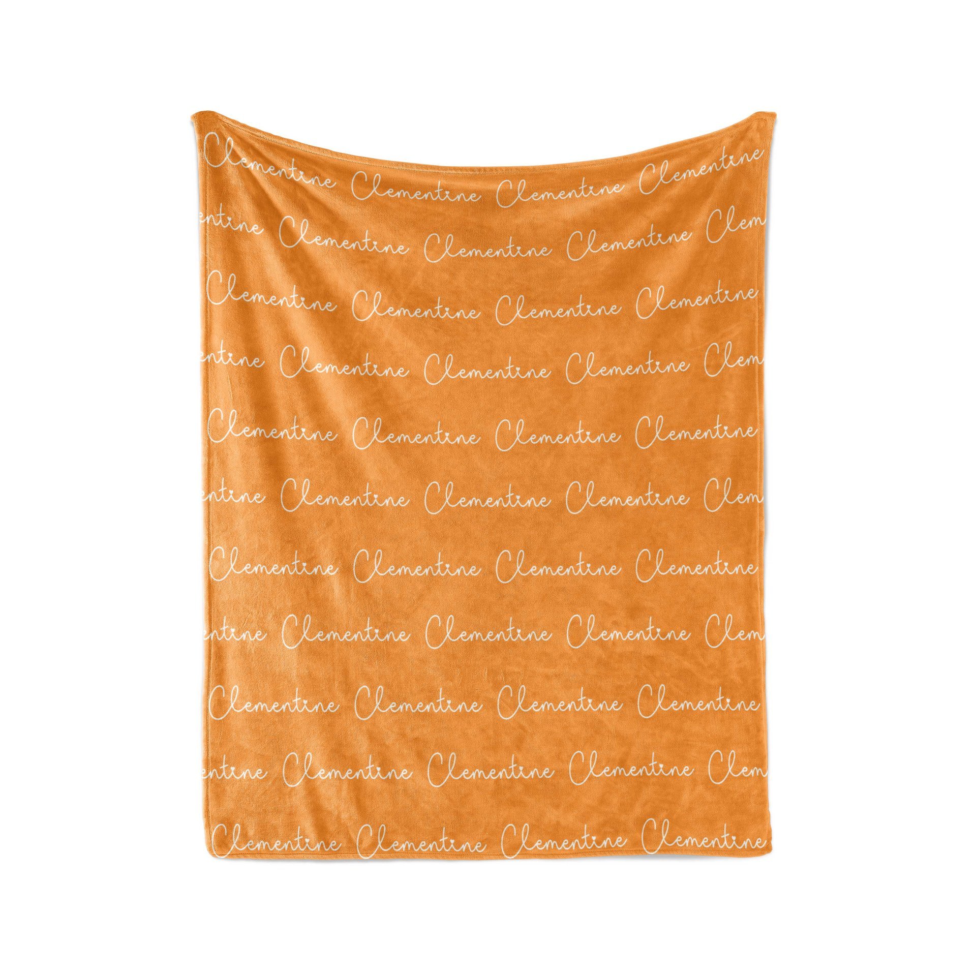Neon Collection Personalized Name Blanket