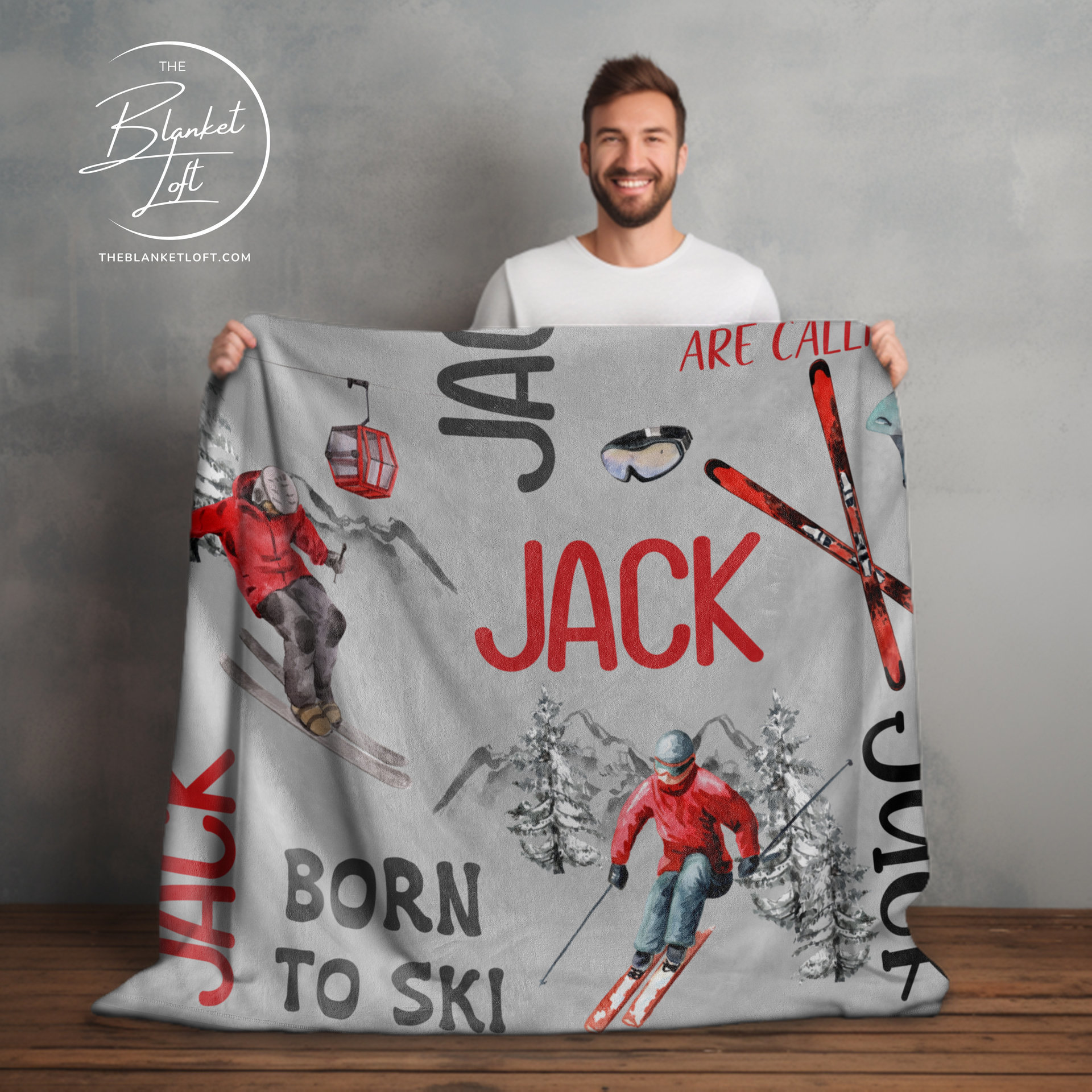 Personalized Skiing Blanket