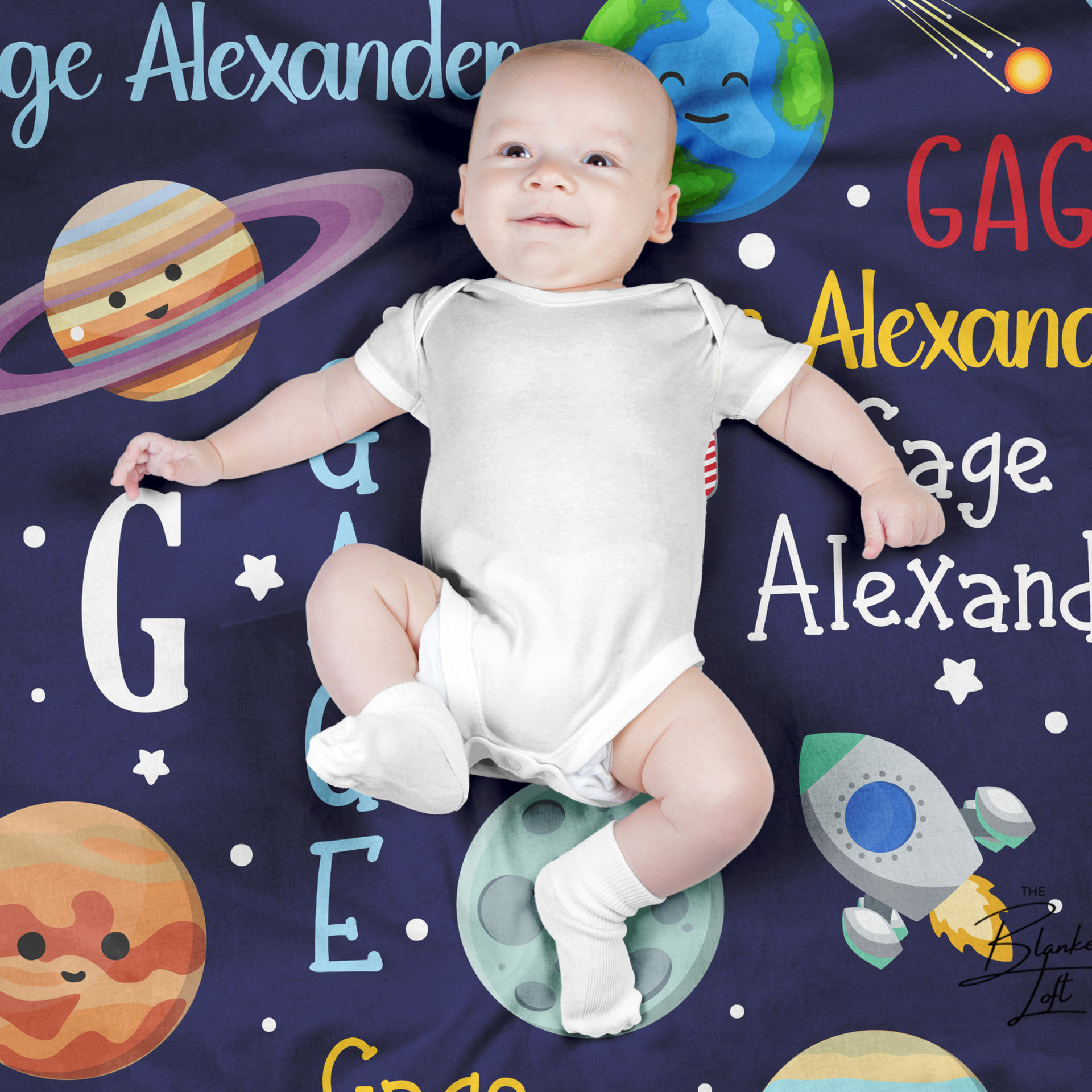 Personalized Solar System Blanket