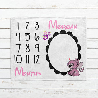 Baby Angel Stitch Milestone Blanket