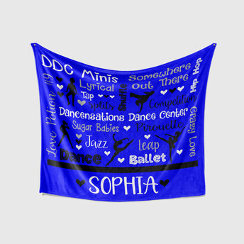 Dancensations Dance Center Blanket