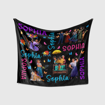 Personalized Encanto Character Blanket