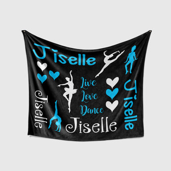 Personalized Live Love Dance Blanket