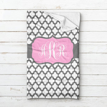 Custom Minky Monogrammed Sleeping Bag