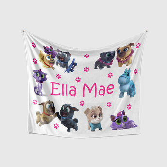 Puppy Pal Blanket Personalized with Name