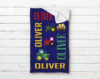 Personalized Tractor Sleeping Bag