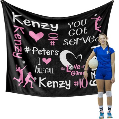 Personalized You Got Served Volleyball Blanket