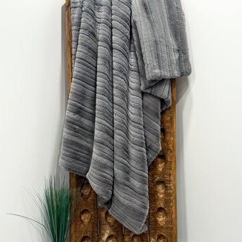 Gray Vienna Luxe Minky Blanket
