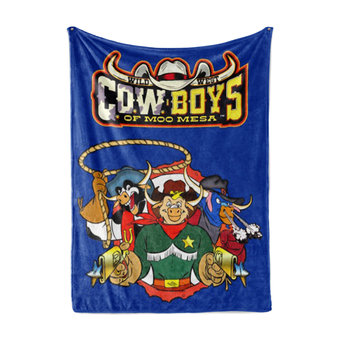Wild West Cowboys of Moo Mesa Character Blanket 