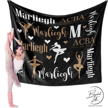Personalized Ballet Blanket