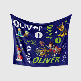 Paw Patrol Blanket Personalized 