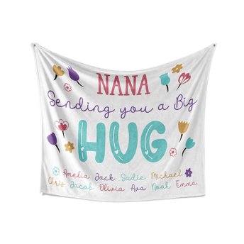 Personalized Blanket - Sending You a Big Hug 