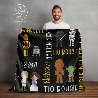Star Wars Blanket Personalized