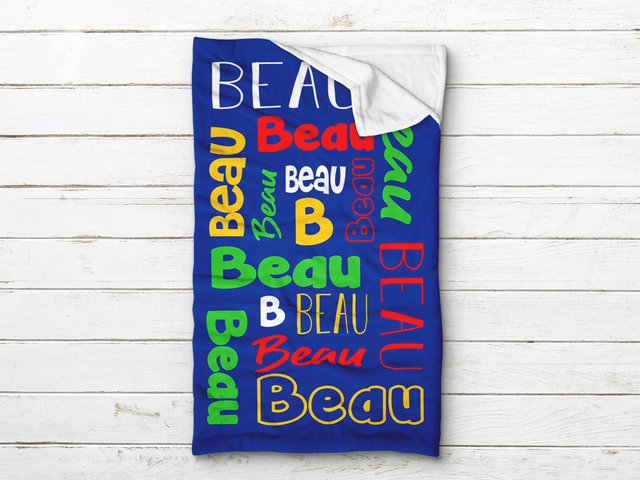 Personalized Minky Sleeping Bag With Name
