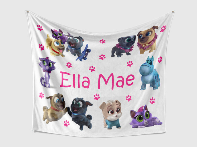 Puppy Pal Blanket Personalized with Name