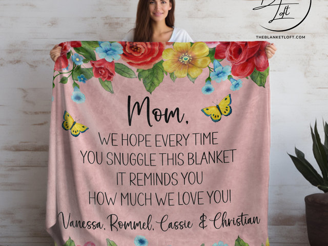 Custom Blanket Quote Throw For Mom