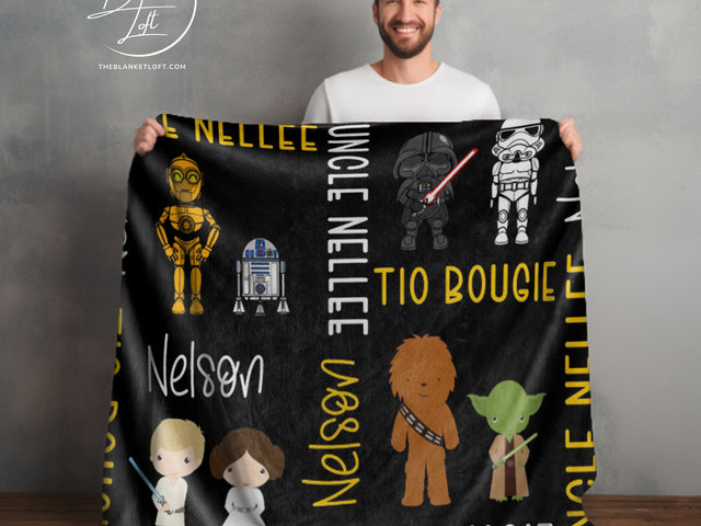 Star Wars Blanket Personalized